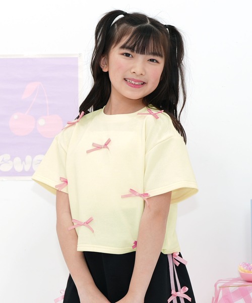 セール】クロップド丈トップス（Tシャツ/カットソー）｜Bee des Bee