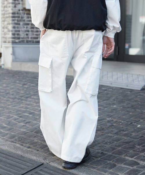 ゆ*り様 COOTIE PRODUCTIONS ホワイトカーゴパンツ WEGO/イージーワイドカーゴパンツ（カーゴパンツ）｜WEGO（ウィゴー