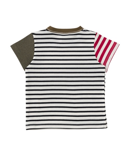 ANPANMAN KIDS COLLECTION（アンパンマンキッズコレクション）の「アンパンマンボーダー切替Tシャツ（Tシャツ/カットソー・キッズ・ブルー/カーキ・80ｃｍ/90cm/100cm/110cm/120cm）」の7枚目の写真