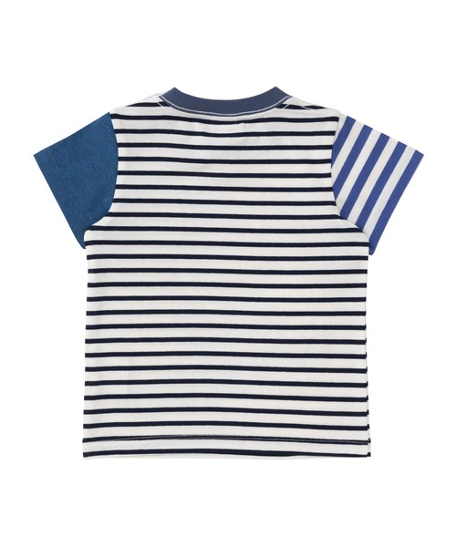 ANPANMAN KIDS COLLECTION（アンパンマンキッズコレクション）の「アンパンマンボーダー切替Tシャツ（Tシャツ/カットソー・キッズ・ブルー/カーキ・80ｃｍ/90cm/100cm/110cm/120cm）」の9枚目の写真