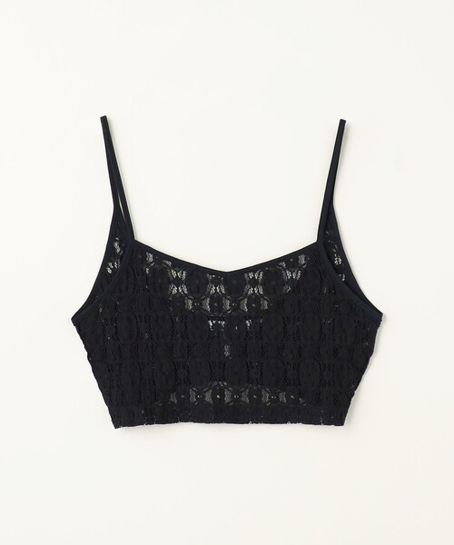 ASTRAET（アストラット）の「＜ASTRAET＞レース ショート キャミソール（キャミソール・レディース・ブラック/ダークグレー・FREE）」の14枚目の写真