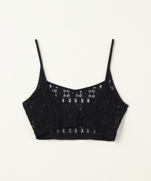 ASTRAET（アストラット）の「＜ASTRAET＞レース ショート キャミソール（キャミソール・レディース・ブラック/ダークグレー・FREE）」の15枚目の写真
