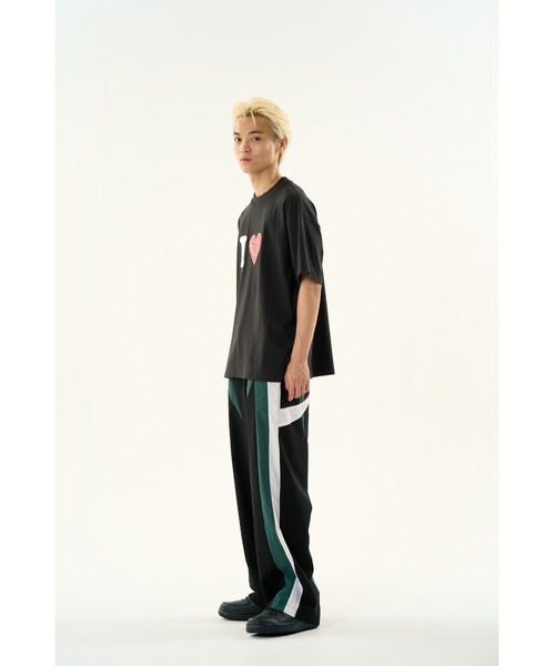 DISCOVERED（ディスカバード）の「TRACK SUITS TRACK PANTS（その他パンツ・メンズ・ブラック×グリーン/グレー・SMALL/LARGE）」の13枚目の写真