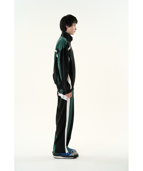 DISCOVERED（ディスカバード）の「TRACK SUITS TRACK PANTS（その他パンツ・メンズ・ブラック×グリーン/グレー・SMALL/LARGE）」の16枚目の写真