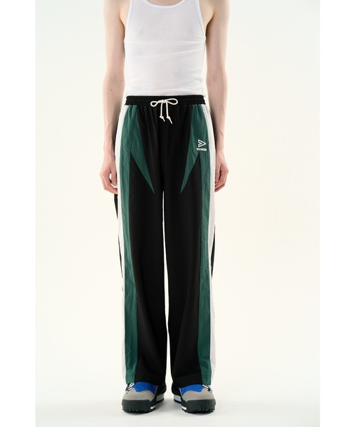 DISCOVERED（ディスカバード）の「TRACK SUITS TRACK PANTS（その他パンツ・メンズ・ブラック×グリーン/グレー・SMALL/LARGE）」の7枚目の写真