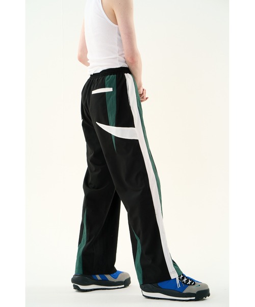 DISCOVERED（ディスカバード）の「TRACK SUITS TRACK PANTS（その他パンツ・メンズ・ブラック×グリーン/グレー・SMALL/LARGE）」の8枚目の写真
