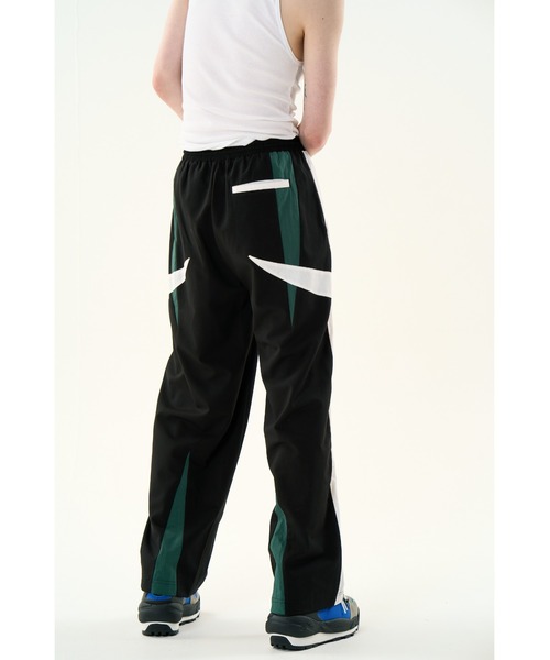 DISCOVERED（ディスカバード）の「TRACK SUITS TRACK PANTS（その他パンツ・メンズ・ブラック×グリーン/グレー・SMALL/LARGE）」の9枚目の写真
