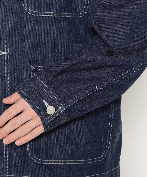 DANTON（ダントン）の「MEN'S DENIM COLLARLESS JACKET（その他アウター・メンズ・インディゴブルー・38/40/42/44）」の10枚目の写真