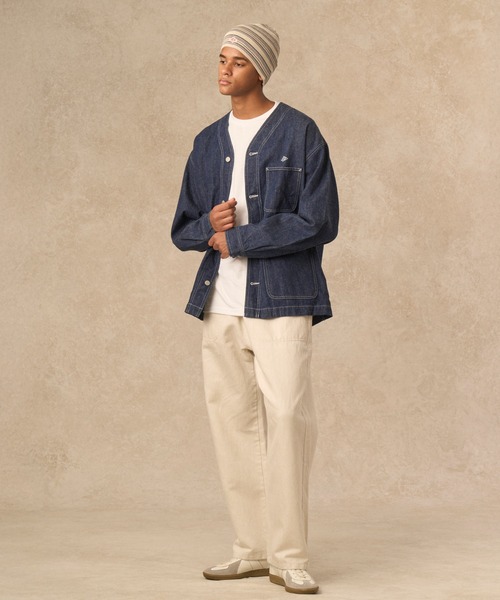 DANTON（ダントン）の「MEN'S DENIM COLLARLESS JACKET（その他アウター・メンズ・インディゴブルー・38/40/42/44）」の16枚目の写真