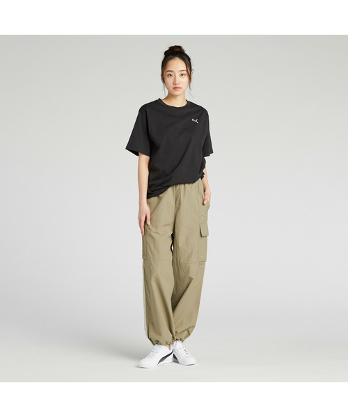 PUMA(プーマ)の「PUMA プーマ ウィメンズ ESS MX キャット ロゴ リラックス 半袖 Tシャツ(Tシャツ/カットソー・レディース・ホワイト/ブラック/ピンク系その他/ブルー系その他・LARGE/MEDIUM/SMALL/X-LARGE)」の6枚目の写真