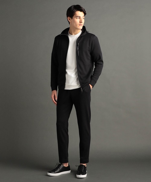 MONSIEUR NICOLE（ムッシュニコル）の「グラフィックジャカード フーディ（パーカー・メンズ・ブルーグレー/ブラック/ライトグレー・MEDIUM/X-LARGE/LARGE）」の5枚目の写真