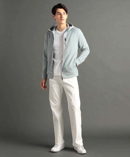 MONSIEUR NICOLE（ムッシュニコル）の「グラフィックジャカード フーディ（パーカー・メンズ・ブルーグレー/ブラック/ライトグレー・MEDIUM/X-LARGE/LARGE）」の6枚目の写真