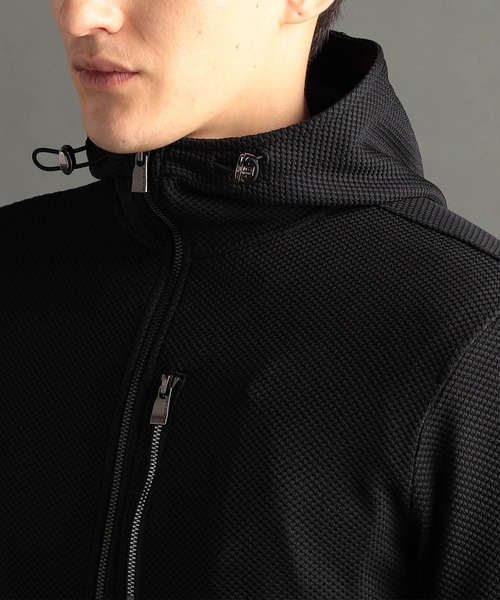 MONSIEUR NICOLE（ムッシュニコル）の「グラフィックジャカード フーディ（パーカー・メンズ・ブルーグレー/ブラック/ライトグレー・MEDIUM/X-LARGE/LARGE）」の9枚目の写真