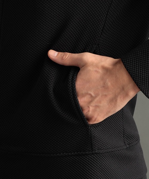 MONSIEUR NICOLE（ムッシュニコル）の「グラフィックジャカード フーディ（パーカー・メンズ・ブルーグレー/ブラック/ライトグレー・MEDIUM/X-LARGE/LARGE）」の11枚目の写真