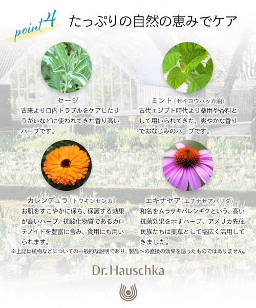 Dr.Hauschka（ドクターハウシュカ）の「Dr.ハウシュカ　MED　ラビミント リップケア（リップクリーム・レディース・アイボリー・FREE）」の9枚目の写真