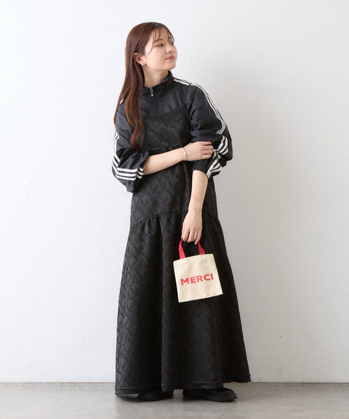 BIRTHDAY BAR（バースデイバー）の「コットンミニスクエアフラットバッグ（トートバッグ・レディース・ネイビー/オレンジ/ピンク/アイボリー・0）」の7枚目の写真