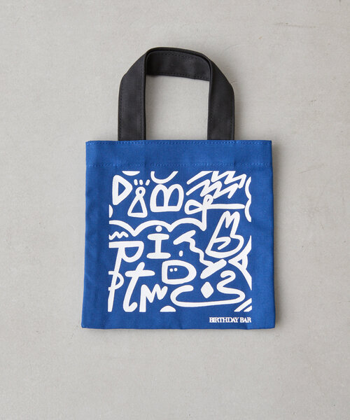 BIRTHDAY BAR（バースデイバー）の「コットンミニスクエアフラットバッグ（トートバッグ・レディース・ネイビー/オレンジ/ピンク/アイボリー・0）」の14枚目の写真