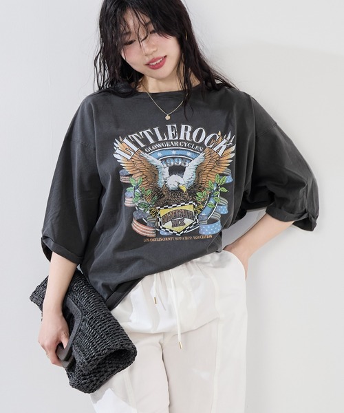 タグ付✨ 現行品　GOOD ROCK SPEE MICA&DEAL MICA&DEAL×GOOD ROCK SPEED】ロックT / 5分袖 / プリントTシャツ
