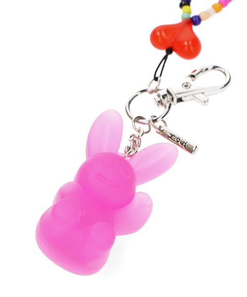 GUMMY BUNNY STRAP（キーホルダー）｜X-girl（エックスガール）の