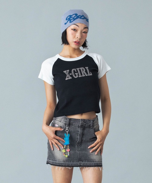 X-girl（エックスガール）の「GUMMY BUNNY STRAP（キーホルダー・レディース・ブルー/ピンク・ONE SIZE）」の12枚目の写真