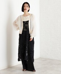 THE SHOP TK （ザ ショップ ティーケー ）の「3Dレースキャミワンピ（ワンピース）」