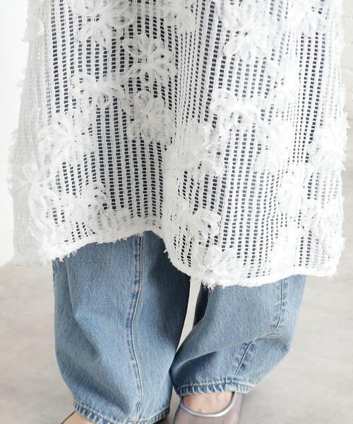 THE SHOP TK (ザ ショップ ティーケー )の「3Dレースキャミワンピ(ワンピース・レディース・オフホワイト/ブラック・12/13)」の21枚目の写真