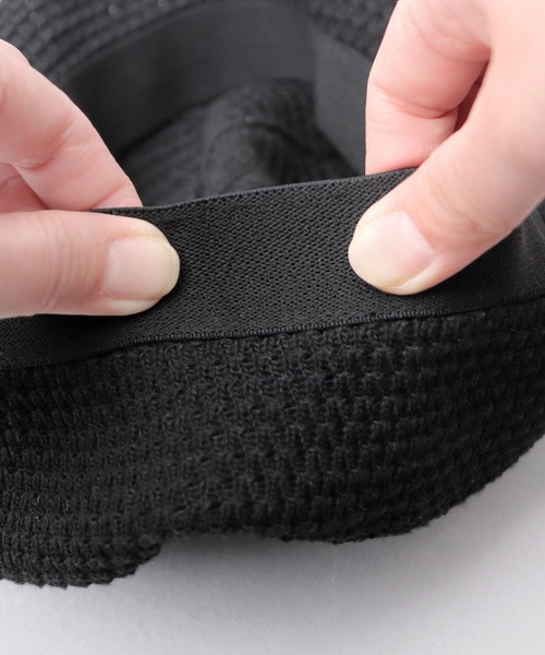 A.M.S.（エーエムエス）の「抗菌防臭吸湿 バンブー素材 ボリューム 畦編み サーモベレー（ハンチング/ベレー帽・メンズ・ブラック/ベージュ/チャコール・FREE）」の17枚目の写真