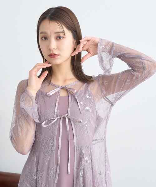 earth music&ecology（アースミュージックアンドエコロジー）の「SET2点レースワンピース＋キャミワンピース（ワンピース・レディース・ピンク/ブラック/ミント・S/M）」の21枚目の写真