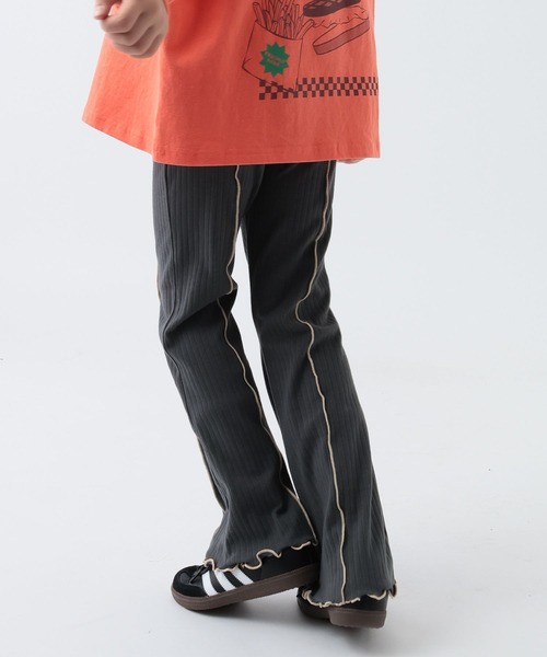 BAYFLOW（ベイフロー）の「[抜群の伸縮性!]リブフレアパンツ(KIDS)（その他パンツ・キッズ・イエロー/チャコール/ピンク・140cm/130cm/110cm/150cm/120cm）」の22枚目の写真