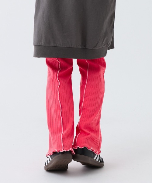 BAYFLOW（ベイフロー）の「[抜群の伸縮性!]リブフレアパンツ(KIDS)（その他パンツ・キッズ・イエロー/チャコール/ピンク・140cm/130cm/110cm/150cm/120cm）」の15枚目の写真