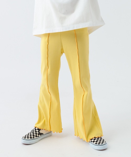 BAYFLOW（ベイフロー）の「[抜群の伸縮性!]リブフレアパンツ(KIDS)（その他パンツ・キッズ・イエロー/チャコール/ピンク・140cm/130cm/110cm/150cm/120cm）」の17枚目の写真