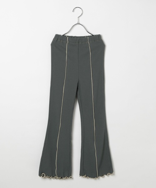 BAYFLOW（ベイフロー）の「[抜群の伸縮性!]リブフレアパンツ(KIDS)（その他パンツ・キッズ・イエロー/チャコール/ピンク・140cm/130cm/110cm/150cm/120cm）」の19枚目の写真