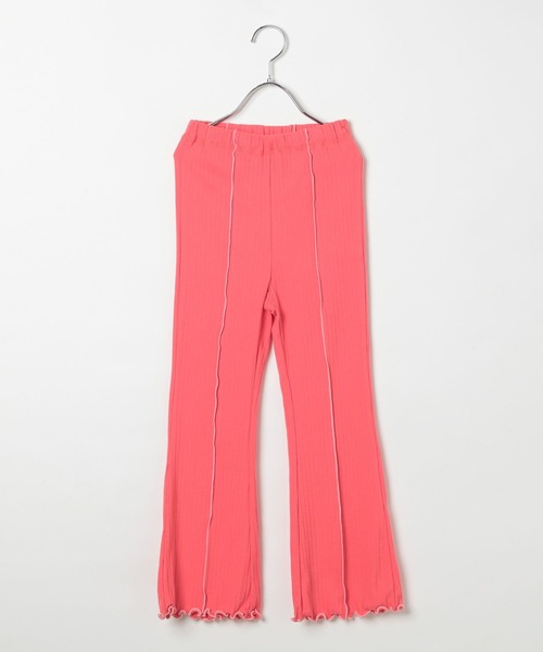 BAYFLOW（ベイフロー）の「[抜群の伸縮性!]リブフレアパンツ(KIDS)（その他パンツ・キッズ・イエロー/チャコール/ピンク・140cm/130cm/110cm/150cm/120cm）」の8枚目の写真