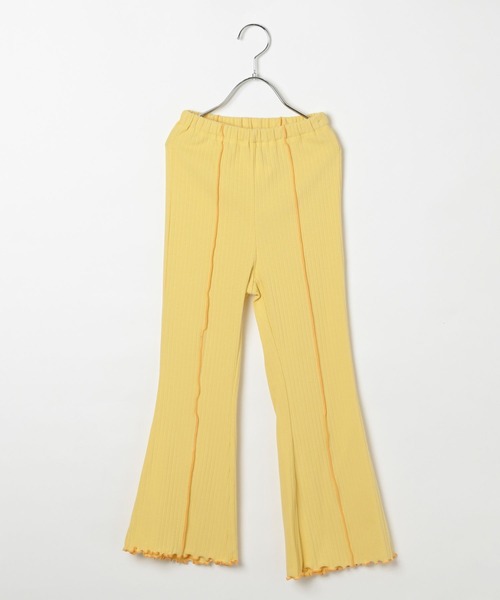 BAYFLOW（ベイフロー）の「[抜群の伸縮性!]リブフレアパンツ(KIDS)（その他パンツ・キッズ・イエロー/チャコール/ピンク・140cm/130cm/110cm/150cm/120cm）」の9枚目の写真