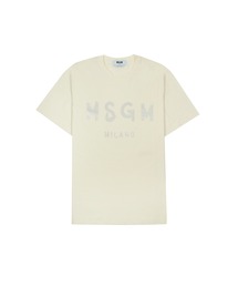MSGM（エムエスジーエム）の「【NEW】MSGMブラッシュロゴTシャツ（Tシャツ/カットソー）」