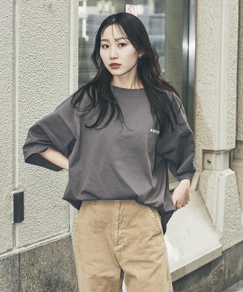 URBAN RESEARCH(アーバンリサーチ)の「551蓬莱×UR SHORT-SLEEVE T-SHIRTS(Tシャツ/カットソー・メンズ・ブラック/チャコールグレー/レッド/オフホワイト/ブルー/ネイビー・X-LARGE/LARGE/MEDIUM/SMALL)」の7枚目の写真