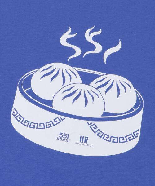 URBAN RESEARCH（アーバンリサーチ）の「551蓬莱×UR　SHORT-SLEEVE T-SHIRTS（Tシャツ/カットソー・メンズ・ブラック/チャコールグレー/レッド/オフホワイト/ブルー/ネイビー・X-LARGE/LARGE/MEDIUM/SMALL）」の7枚目の写真