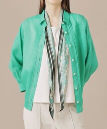 【婦人画報掲載】【Diamond Shape Scarf/ダイヤモンドシェイプスカーフ】【BIBURY FLOWER】バイブリーダイヤモンドシェイプスカーフ
