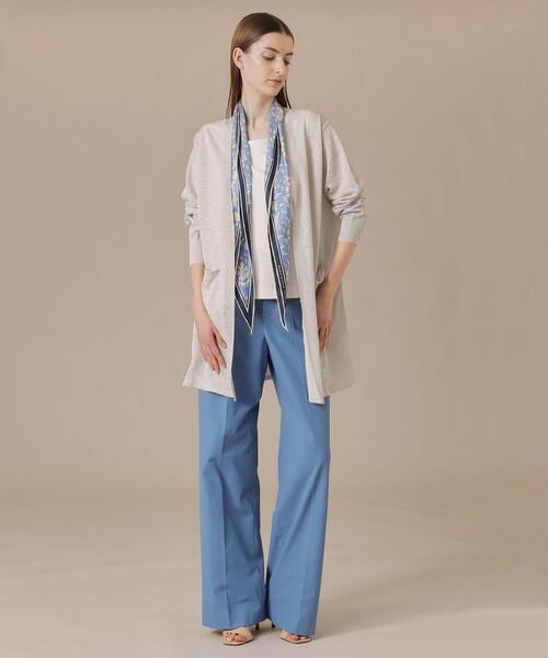 MACKINTOSH LONDON(マッキントッシュ ロンドン)の「【婦人画報掲載】【Diamond Shape Scarf/ダイヤモンドシェイプスカーフ】【BIBURY FLOWER】バイブリーダイヤモンドシェイプスカーフ(ストール/ショール・レディース・グリーン系その他4/ライトブルー/オレンジ・FREE)」の12枚目の写真