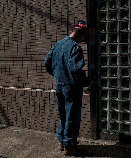 PENNEYS(ぺニーズ)の「PENNEY'S ぺニーズ / 10oz DENIM 50S OVERALL STONE WASH(サロペット/オーバーオール・メンズ・ブルー・MEDIUM/LARGE)」の12枚目の写真