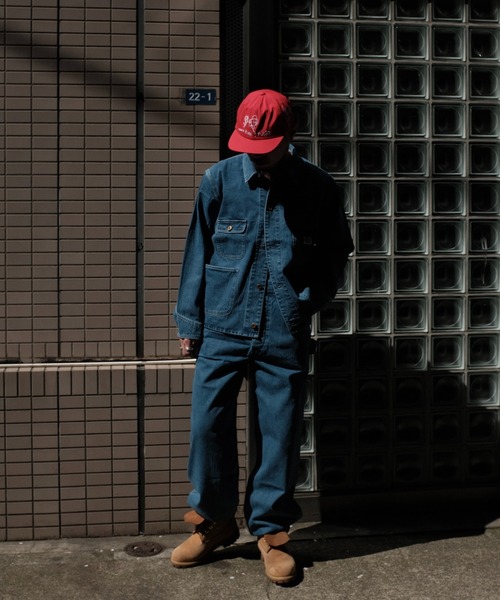 PENNEYS(ぺニーズ)の「PENNEY'S ぺニーズ / 10oz DENIM 50S OVERALL STONE WASH(サロペット/オーバーオール・メンズ・ブルー・MEDIUM/LARGE)」の14枚目の写真