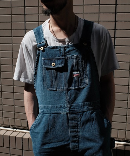 PENNEYS(ぺニーズ)の「PENNEY'S ぺニーズ / 10oz DENIM 50S OVERALL STONE WASH(サロペット/オーバーオール・メンズ・ブルー・MEDIUM/LARGE)」の16枚目の写真