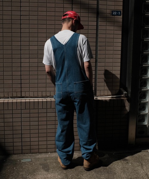 PENNEYS(ぺニーズ)の「PENNEY'S ぺニーズ / 10oz DENIM 50S OVERALL STONE WASH(サロペット/オーバーオール・メンズ・ブルー・MEDIUM/LARGE)」の5枚目の写真