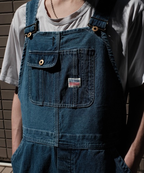 PENNEYS(ぺニーズ)の「PENNEY'S ぺニーズ / 10oz DENIM 50S OVERALL STONE WASH(サロペット/オーバーオール・メンズ・ブルー・MEDIUM/LARGE)」の17枚目の写真