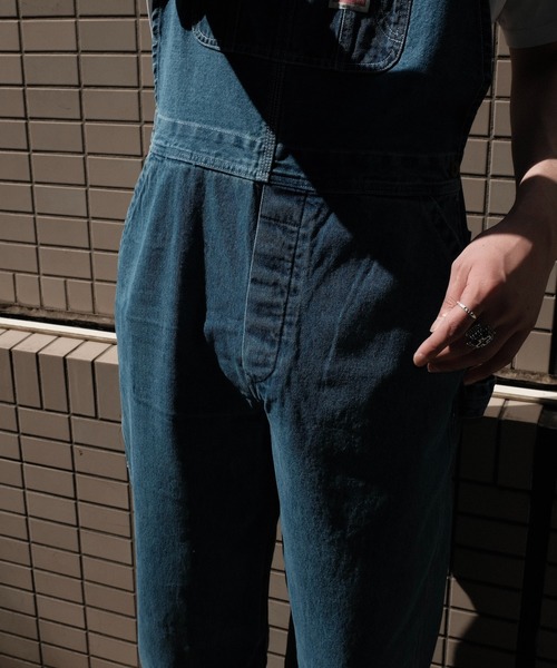 PENNEYS(ぺニーズ)の「PENNEY'S ぺニーズ / 10oz DENIM 50S OVERALL STONE WASH(サロペット/オーバーオール・メンズ・ブルー・MEDIUM/LARGE)」の18枚目の写真