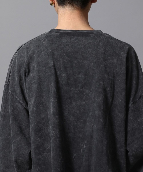 ajouter flow（アジューテフロー）の「【ajouter flow】 vintage like long sleeve T-shirt（Tシャツ/カットソー・メンズ・ブラック/パープル・MEDIUM/LARGE）」の22枚目の写真