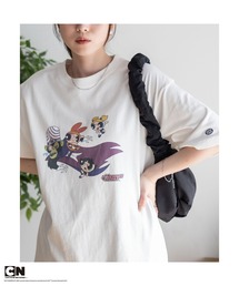 DISCUS / パワーパフ ガールズ プリントTシャツ