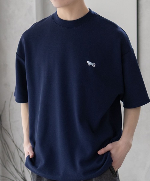 PENNEYS(ぺニーズ)の「【PENNEY'S】 鹿の子 ワンポイントTシャツ ユニセックス(Tシャツ/カットソー・レディース・ネイビー/ベージュ/ホワイト/ブラック・M/L/XL)」の14枚目の写真