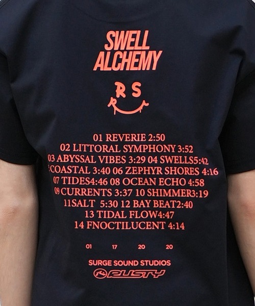 RUSTY（ラスティ）の「RUSTY/ラスティー デザイン半袖Tシャツ キッズ UVケア ラッシュガード 965502（ラッシュガード・キッズ・チャコールグレー/ブラック/ホワイト・150cm/160cm/130cm/140cm）」の17枚目の写真