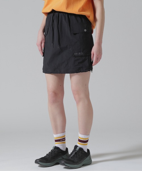 AVIREX（アヴィレックス）の「MILITARY DETACHABLE BIG POCKET SKIRT/ミリタリーデタッチャブル ビッグポケットスカート（スカート・レディース・オフホワイト/ブラック/オリーブ・F）」の16枚目の写真